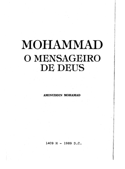 Mohammad - O Mensageiro de Deus